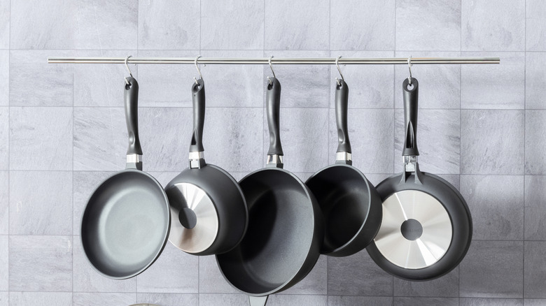 Hanging pots and pans