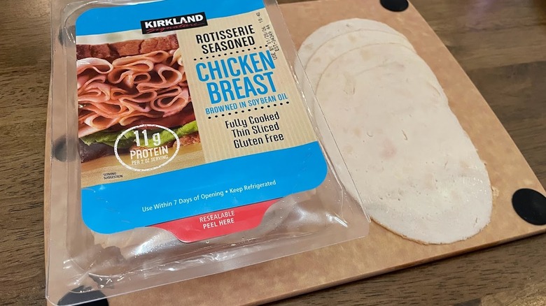 A package of Kirkland Variety Chicken