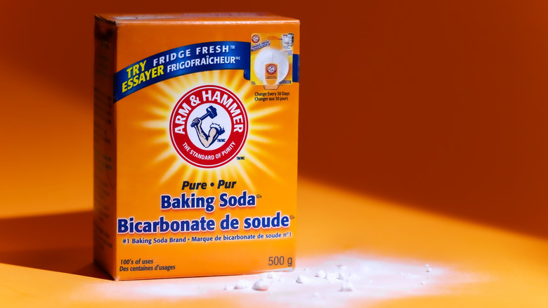 a box of baking soda