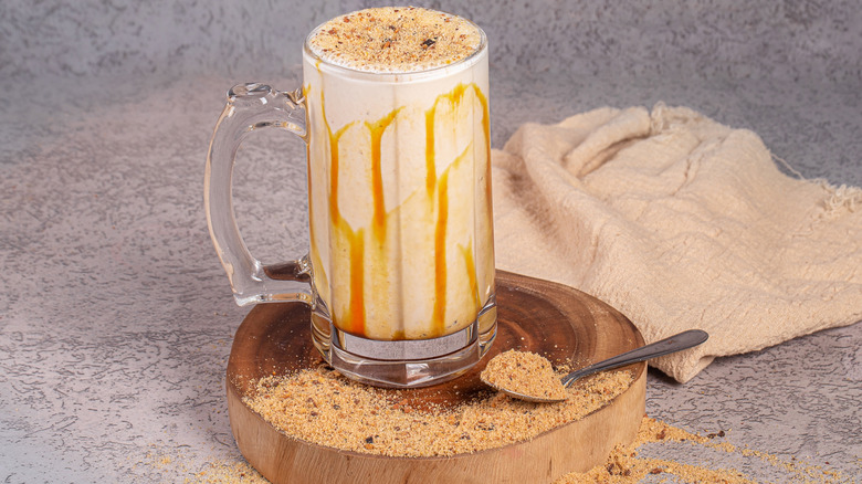 peanut butter smoothie drink