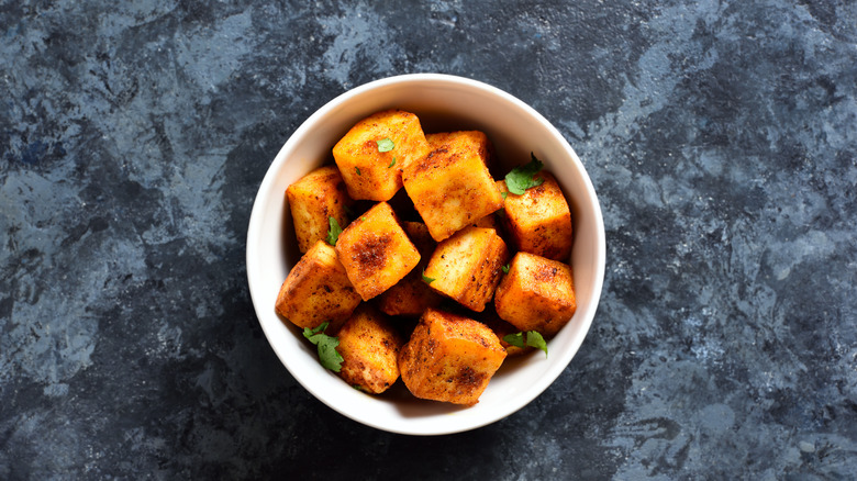 Fried paneer