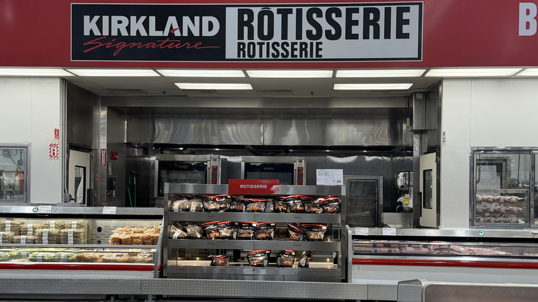 Costco's rotisserie chicken aisle