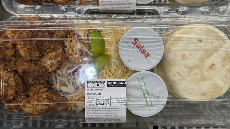 Kirkland Signature Chicken Street Tacos Kit package