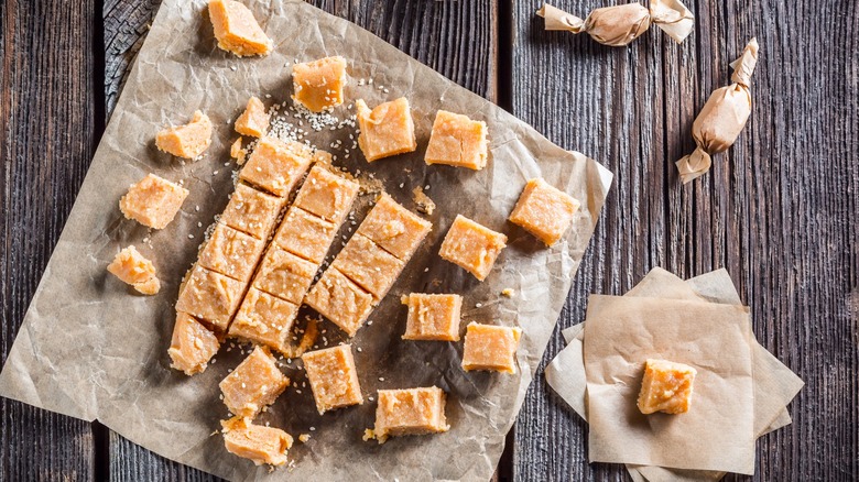 Toffee pieces
