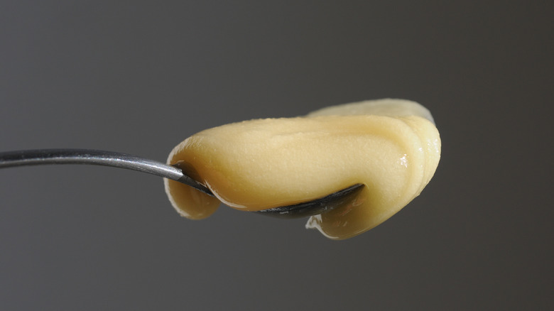 Spoonful of whipped honey