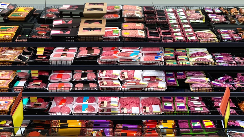 grocery store meat department