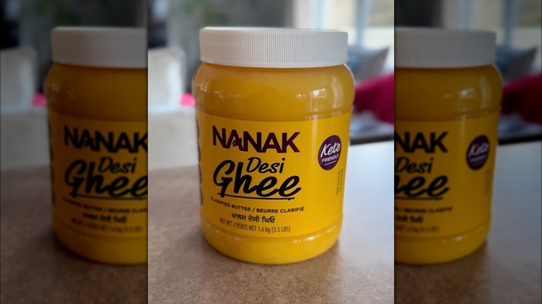 Bottle of ghee