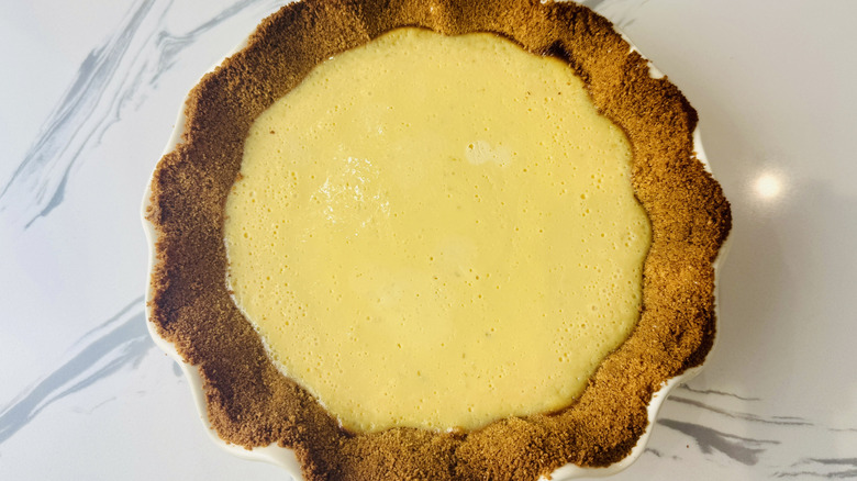 Chilled key lime pie