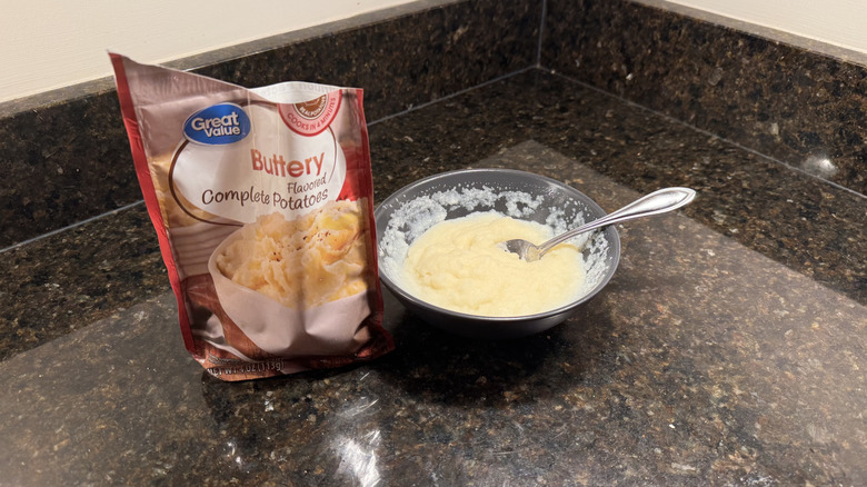 Great Value buttery-flavored complete potatoes