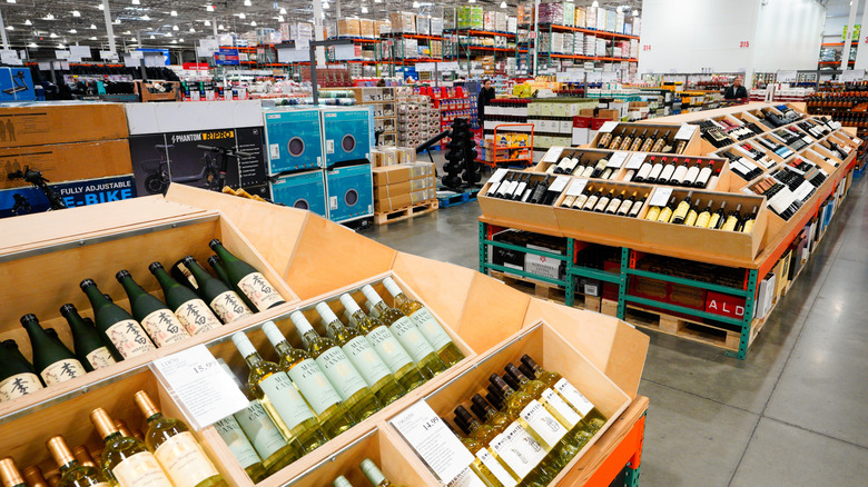 Costco alcohol section