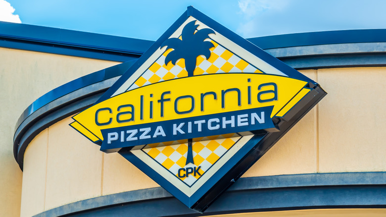 California Pizza Kitchen building exterior sign