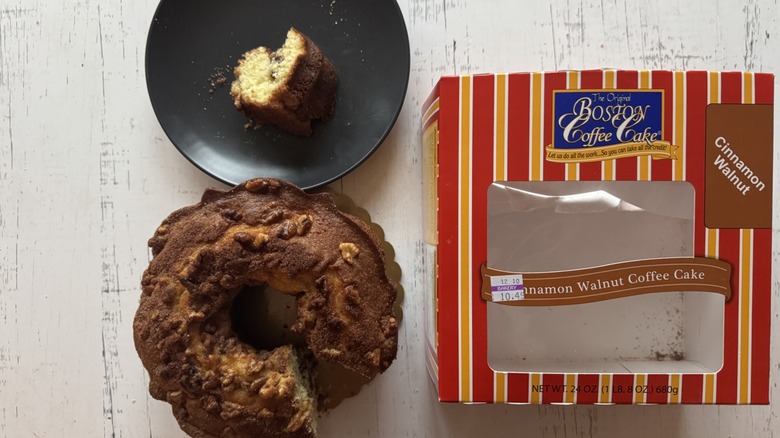 The Original Boston Coffee Cake cinnamon walnut