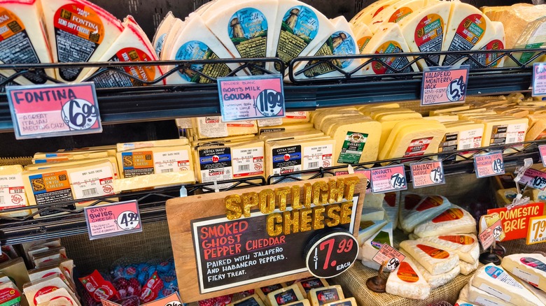 Trader Joe's cheese section