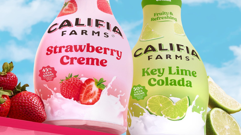 Califa Farms Strawberry Creme beverage