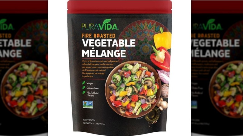 A bag of PuraVida Fire Roasted Vegetable Mélange