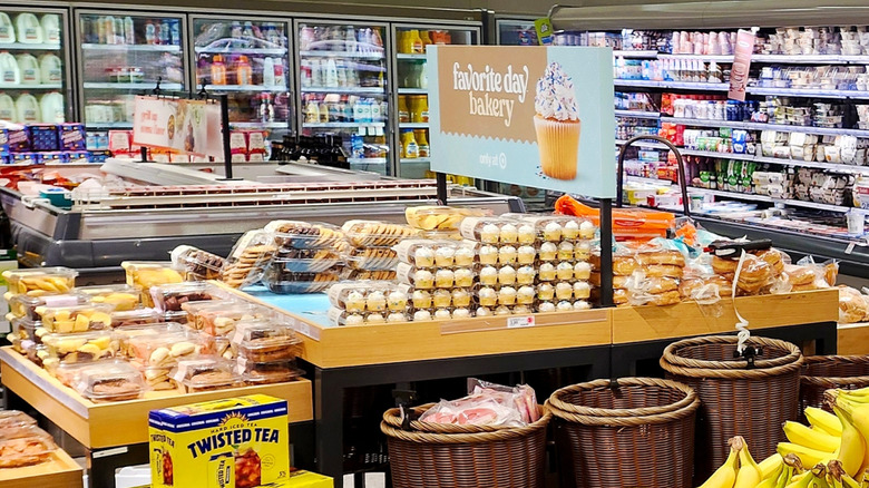 Bakery section inside Target
