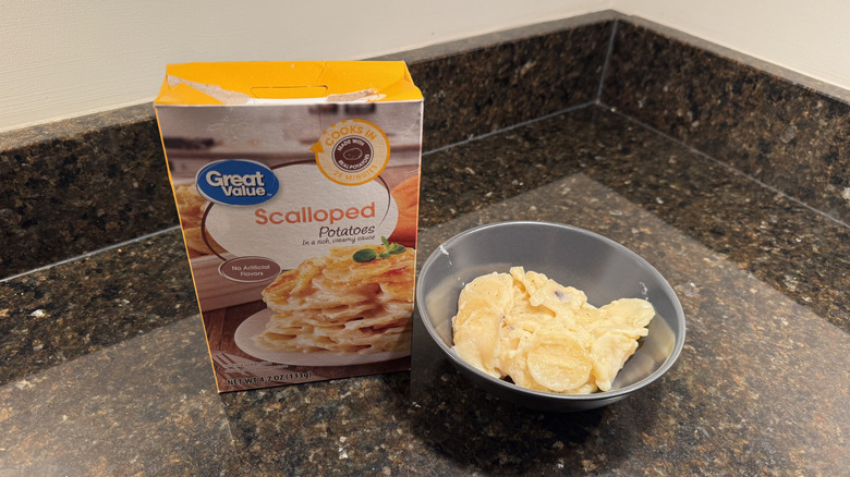 Great Value scalloped potatoes