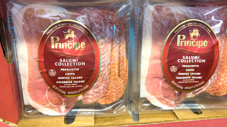 Costco deli meat slices in a package