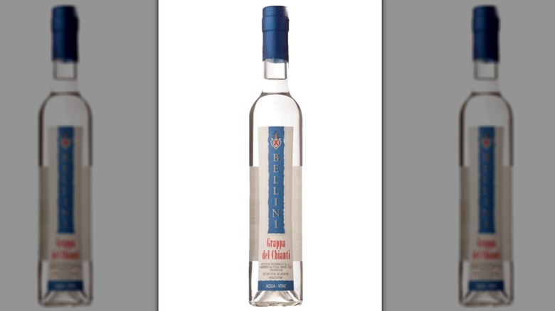 Bellini Grappa del Chianti on a white background