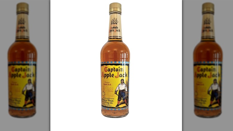 Captain Apple Jack on a white background