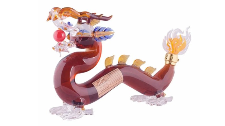 Napoleon Dragon XO Brandy on a white background