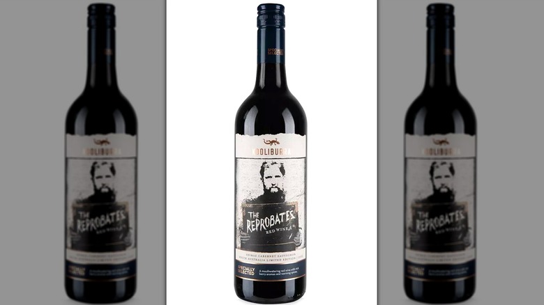 A bottle of The Reprobates against a white background