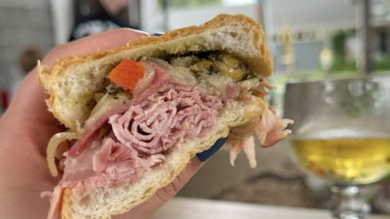 Liuzza's sandwich