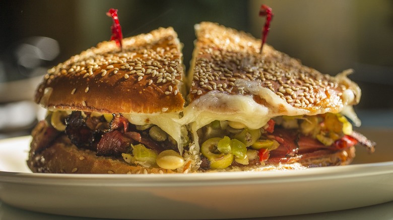 Muffuletta sandwich at Napoleon House