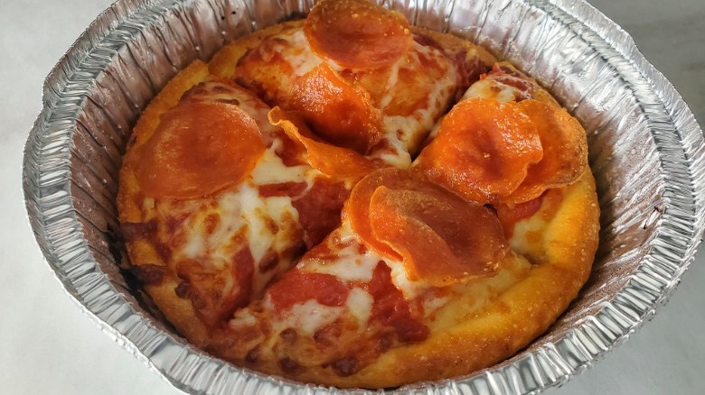 Pizza Hut pepperoni pizza