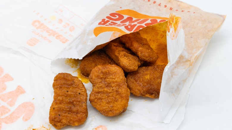 bag of burger king nuggets