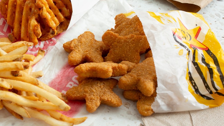 chicken stars with side of fries