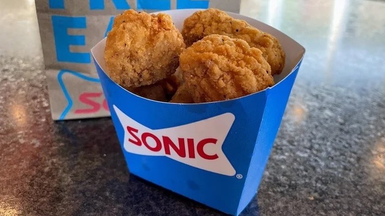 box of sonic chicken bites