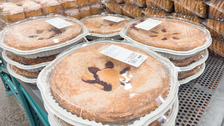 Kirkland Signature Pies on display in the store