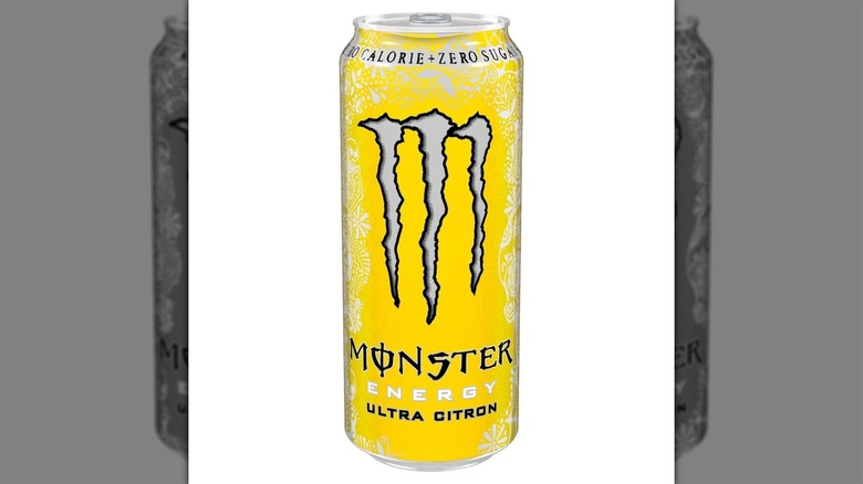 A can of Monster Energy Ultra Citron