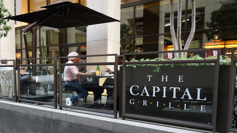 outside of the Capital Grille restaurant