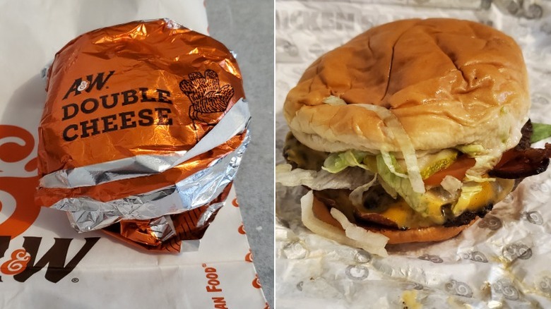A&W bacon cheeseburger