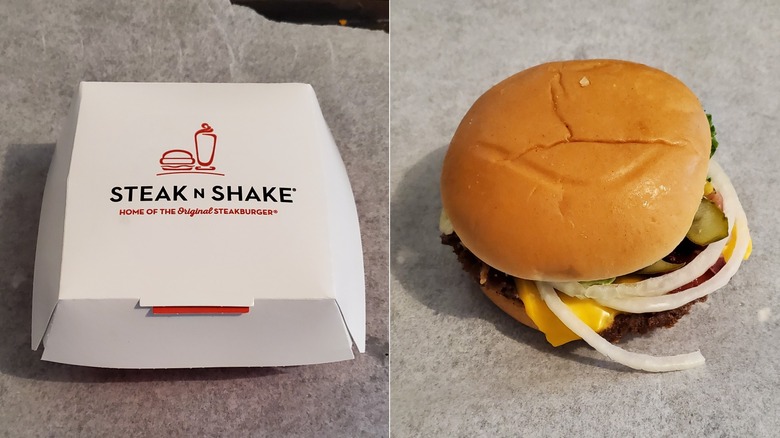 Steak 'n Shake Bacon 'n Cheese single