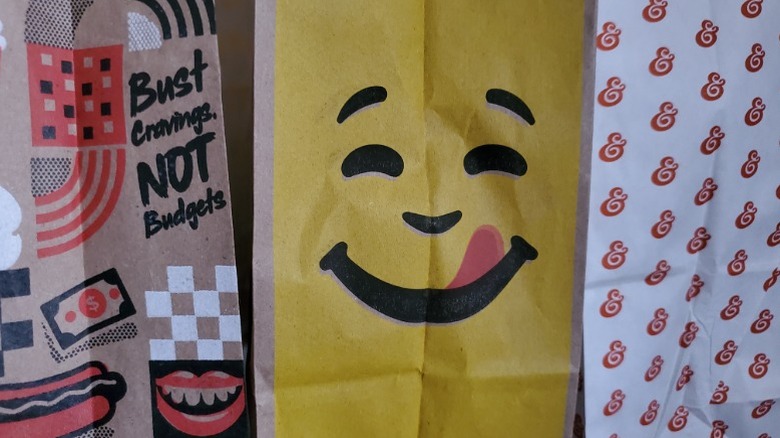 Fast food takeout bags