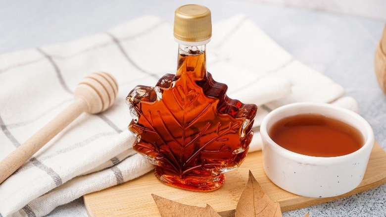 Maple syrup bottle