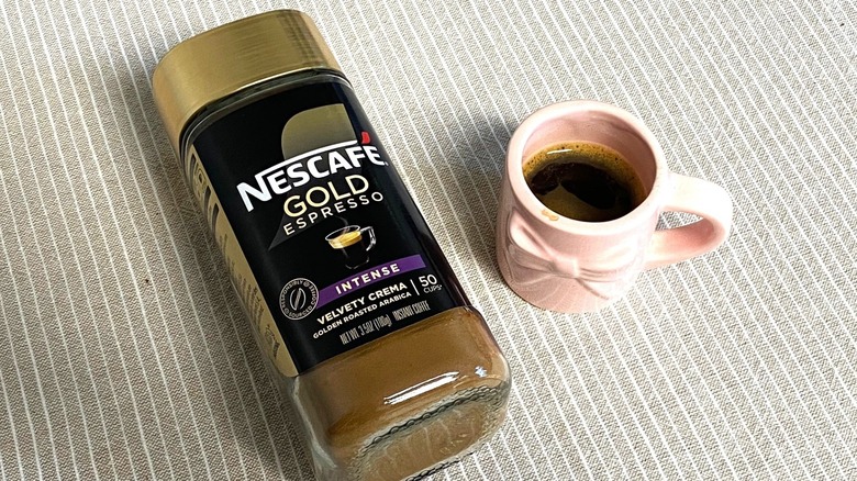 Nescafe Gold Espresso -- Intense box and cup