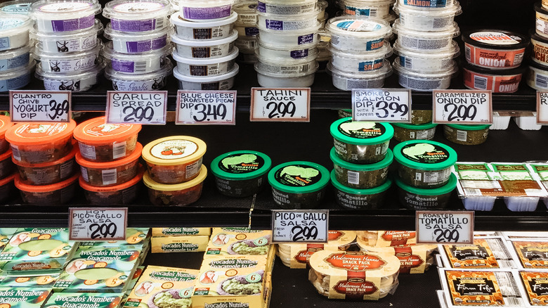Trader Joe's refrigerated dips on store shelves