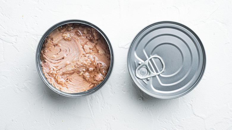 Two cans of tuna