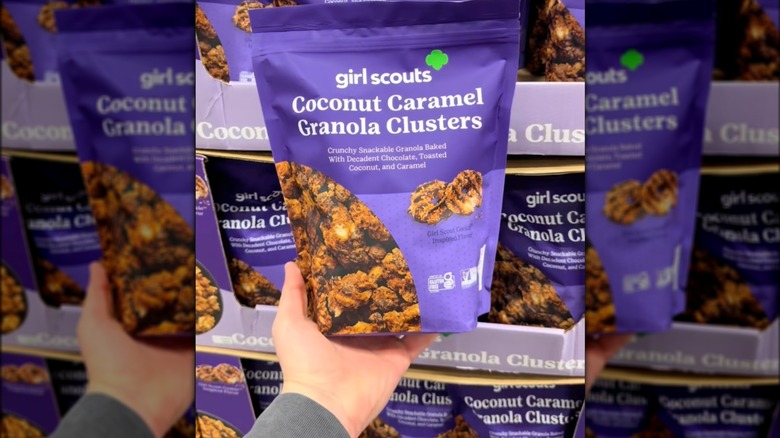 Girl Scout Coconut Caramel Granola Clusters