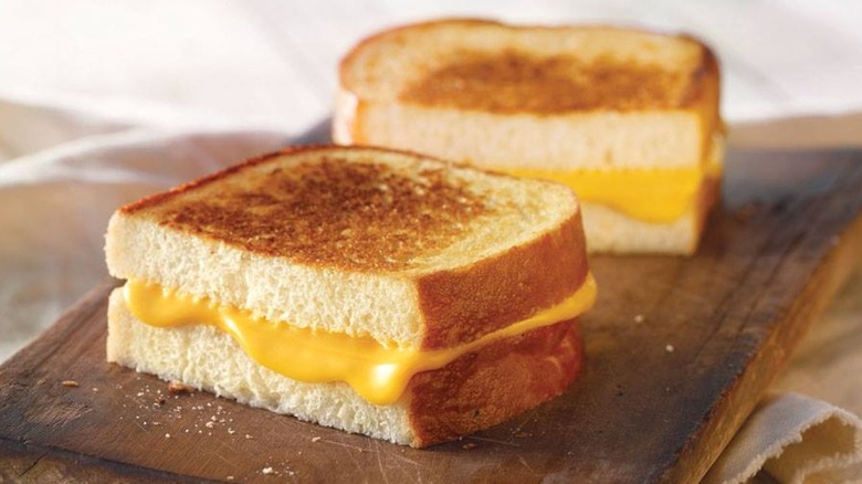 Fast food grilled cheese sandwich