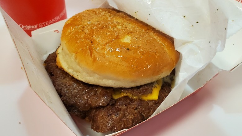 Steak 'n Shake Garlic Double Steakburger