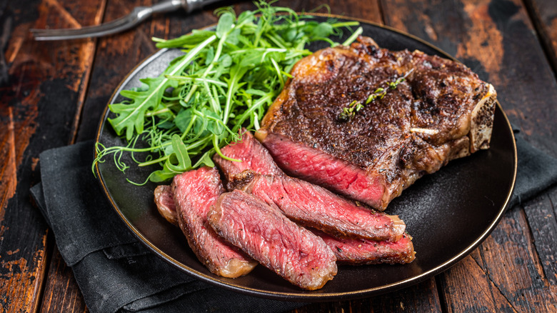 plate of Wagyu steak