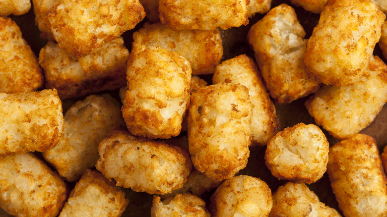 A close up of tater tots