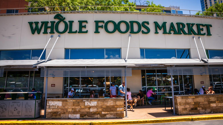The street view of a Whole Foods Market location