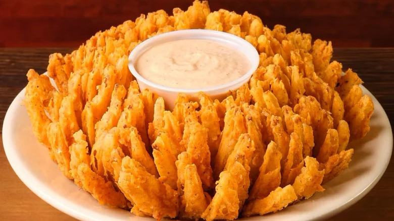 The giant Cactus Blossom from Texas Roadhouse's appetizer menu