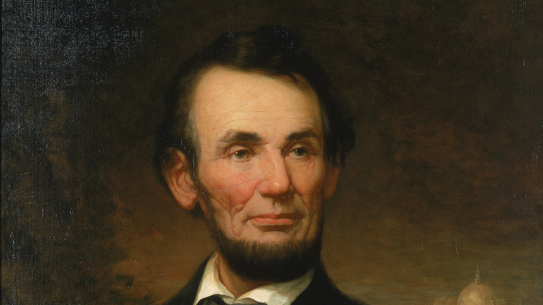 A portrait of Abraham Lincoln